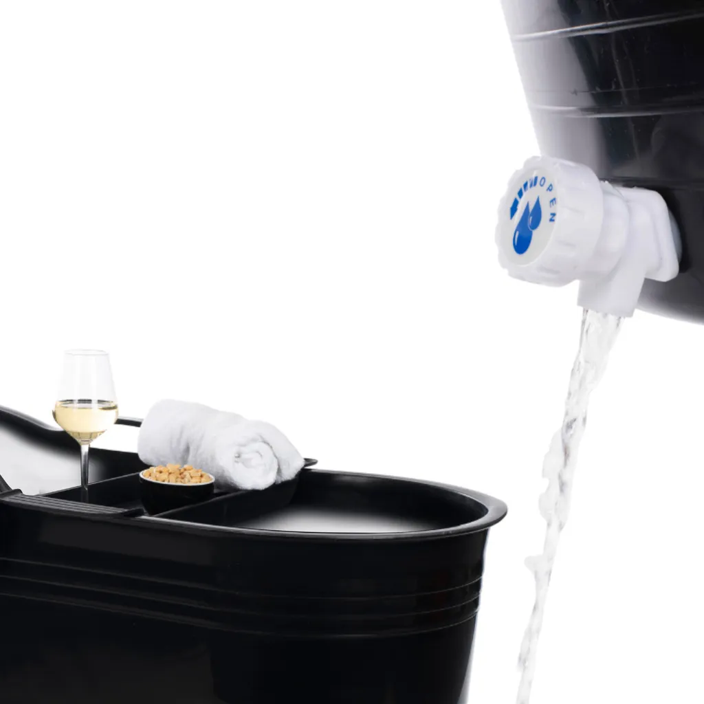 HelloBath® Secchio XL 125cm - Vasca Meditativa per Bagno Caldo e Freddo - 8