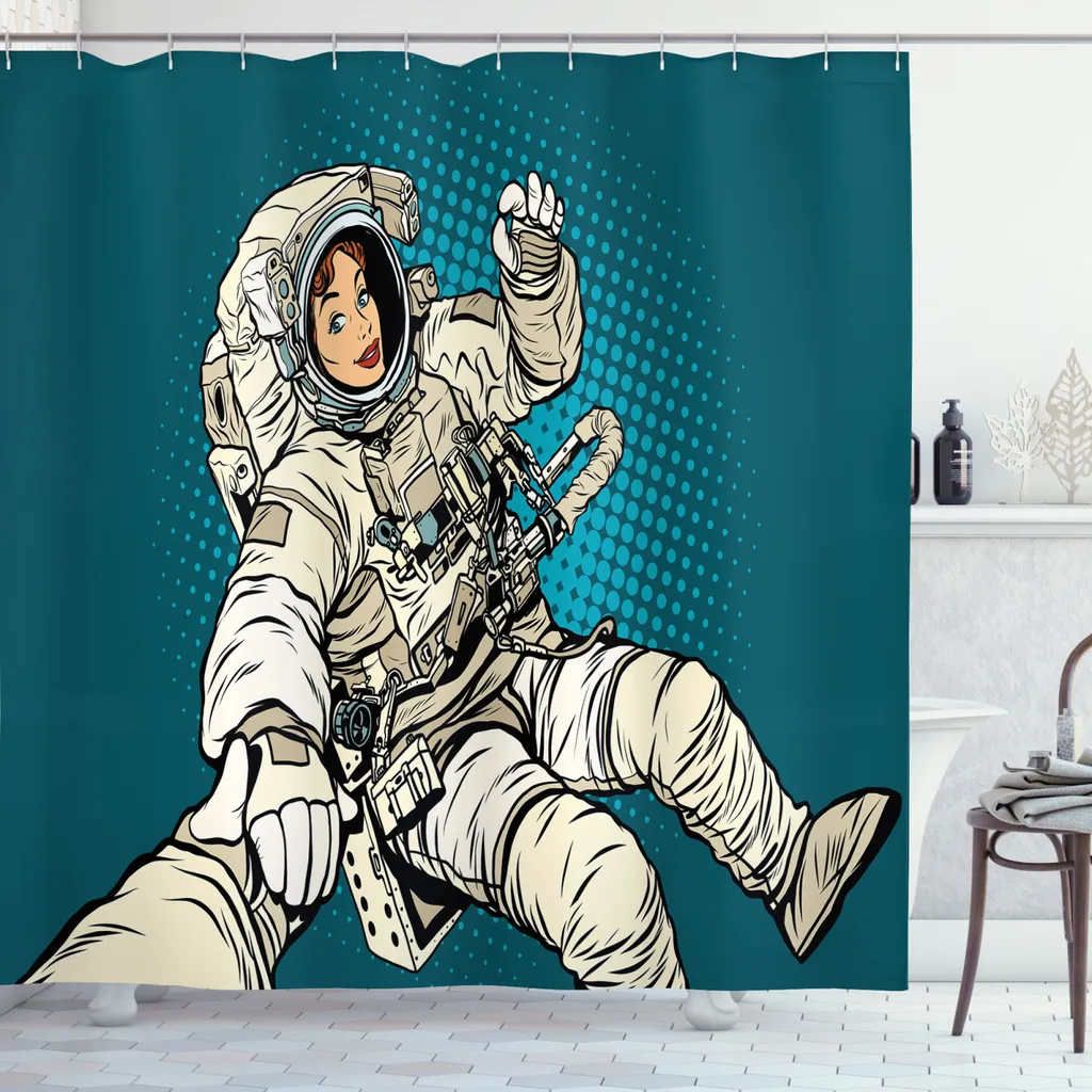 ABAKUHAUS Tenda Doccia Moon Big Bang 175x200cm - Antimuffa Top