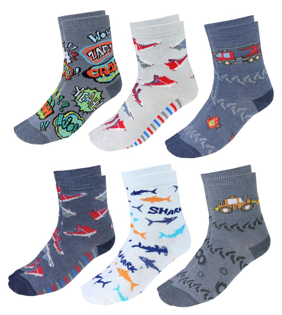 TupTam Kinder Socken Bunt Gemustert 6er Pack für Mädchen Produktbild 
