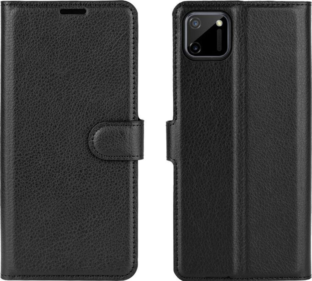 Mobigear Classic Realme C11 (2020) Hülle Klapphülle Geldbörse - Schwarz