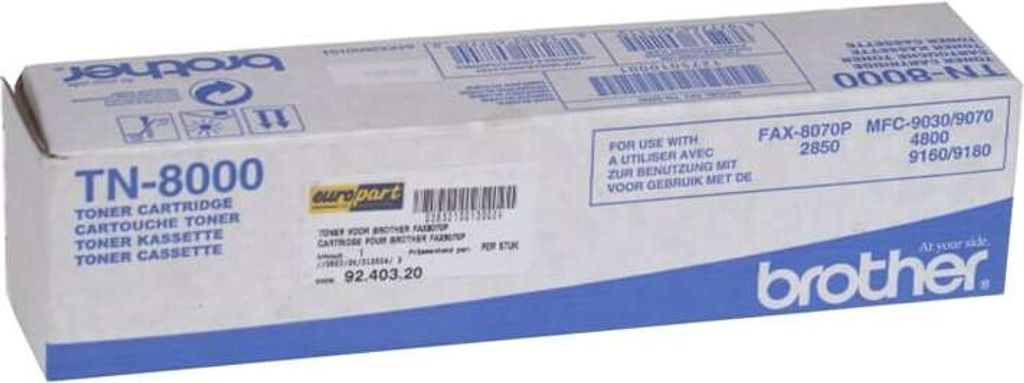 Brother TN-8000, 2200 Seiten, Schwarz, 1 Stück(e) Produktbild 