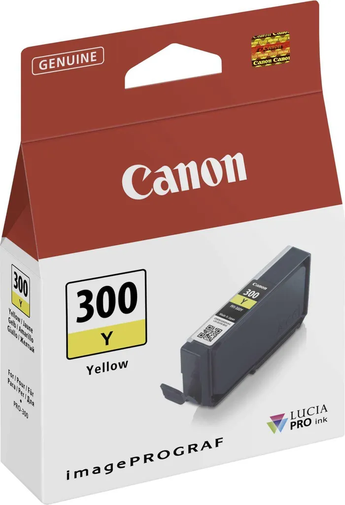 Inchiostro Giallo Canon PFI-300 Y Originale: Dai Vita ai Tuoi Scatti