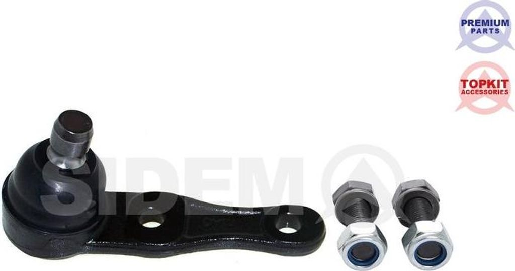 SIDEM 81087 Traggelenk/Führungsgelenk OE 0K2FA34550 kompatibel mit Shuma, Picanto, Carens