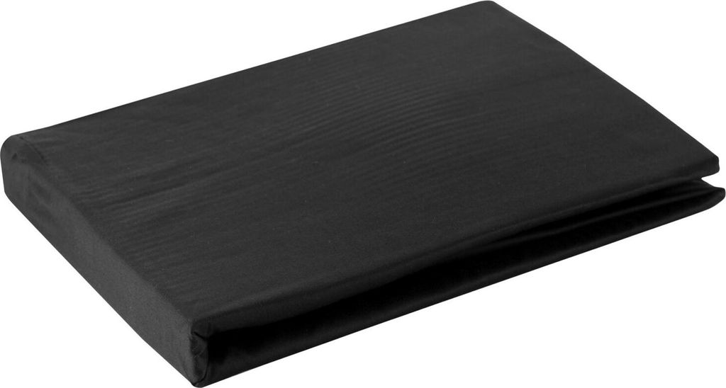 Spannbetttuch mit Gummizug NOVA3 schwarz 100x200 25cm Produktbild 