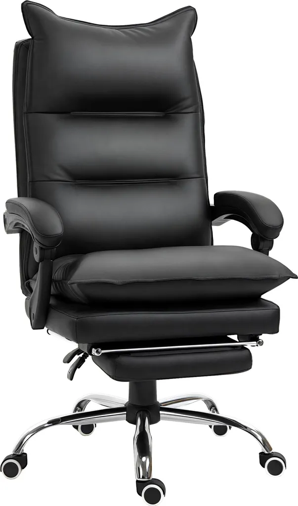 Fauteuil de bureau pour télétravail ergonomique et dossier inclinable