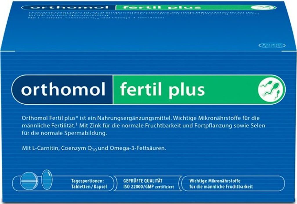 Orthomol Fertil plus - für Männer mit Kinderwunsch - mit Produktbild 
