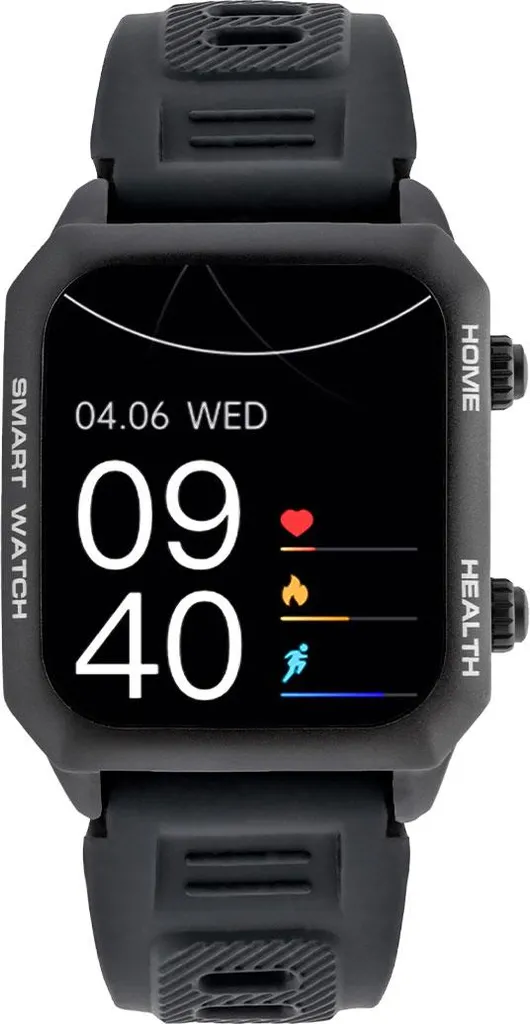 Smartwatch Focus Noir Watchmark - Montre Connectée Sport et Santé Chic
