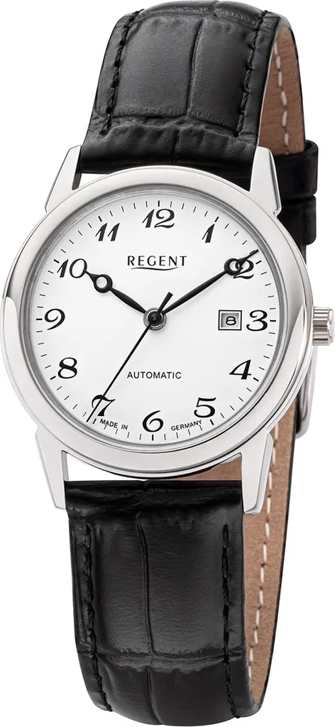 Montre bracelet en cuir pour femme Regent, cadran analogique chic