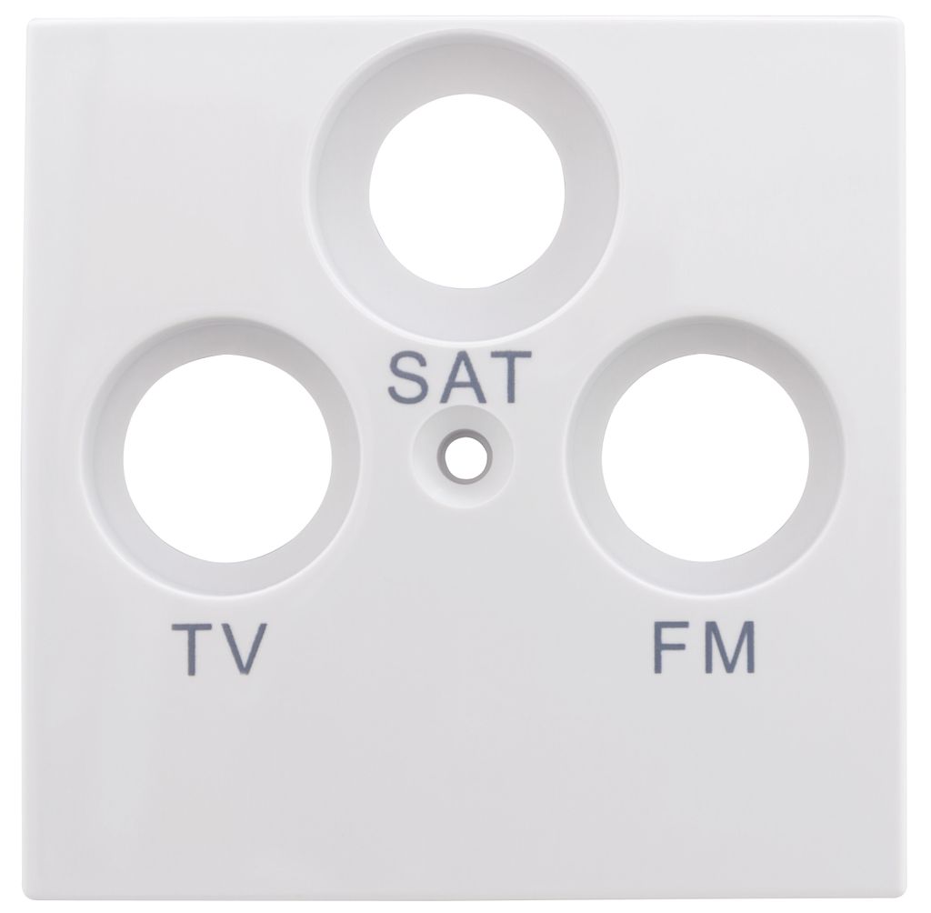 REV Ritter Abdeckung SAT-Antennendose Studio weiß Produktbild 