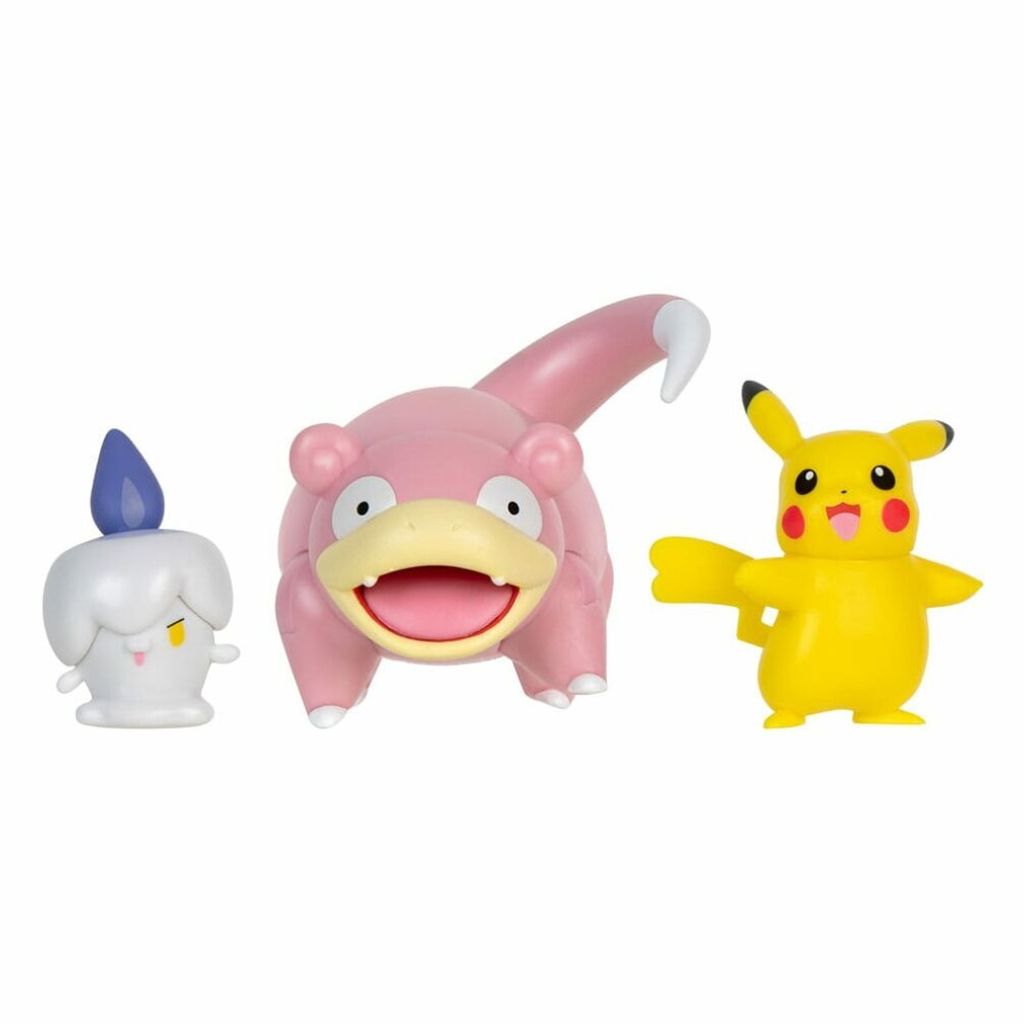 Zestaw Figur Akcji Pokémon 3-Pack: Pikachu, Litwick, Image du produit 