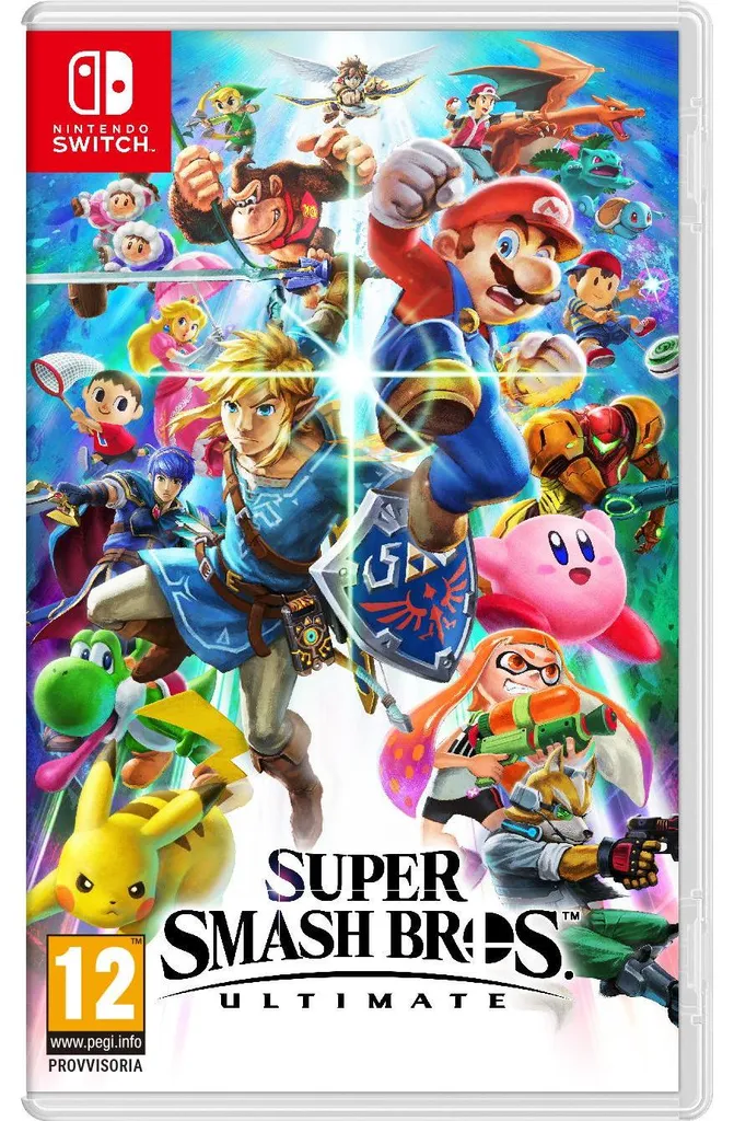 Jeu Vidéo Combat Nintendo Switch Super Smash Bros Ultimate Version Italienne
