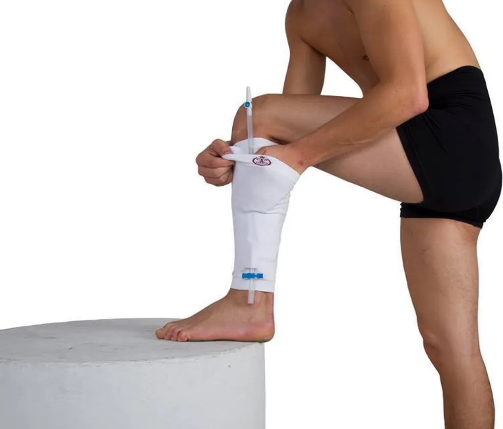 Suspensorium d'incontinence urinaire Mollet - Urinalbag Blanc T.L