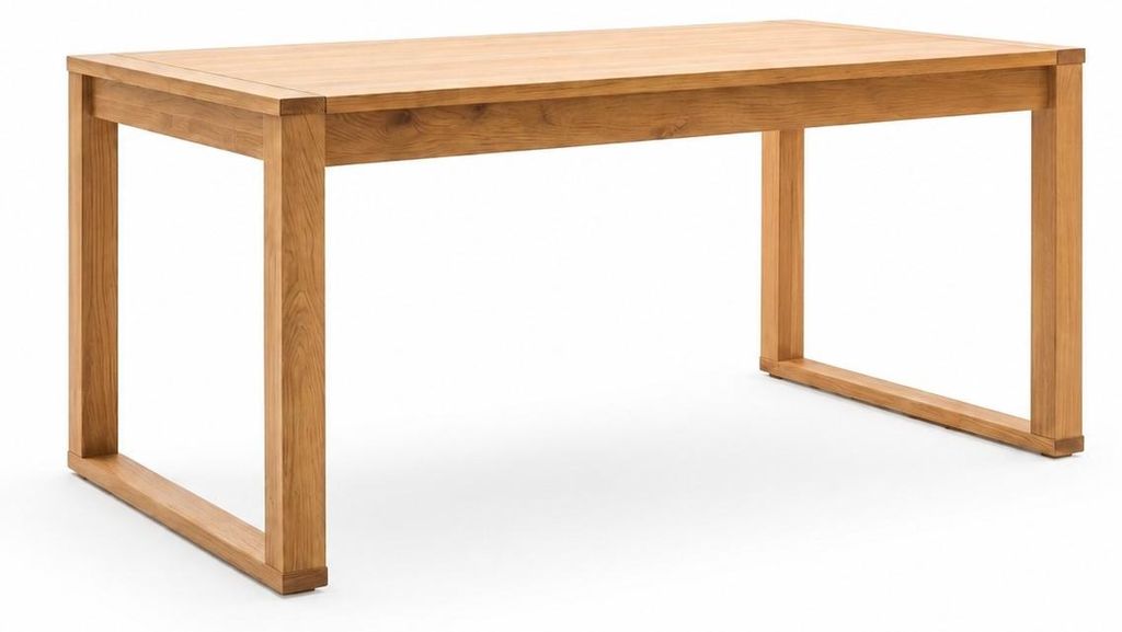 Schreibtisch Wildeiche Bürotisch Tischplatte Stärke 2,5 cm #2518
