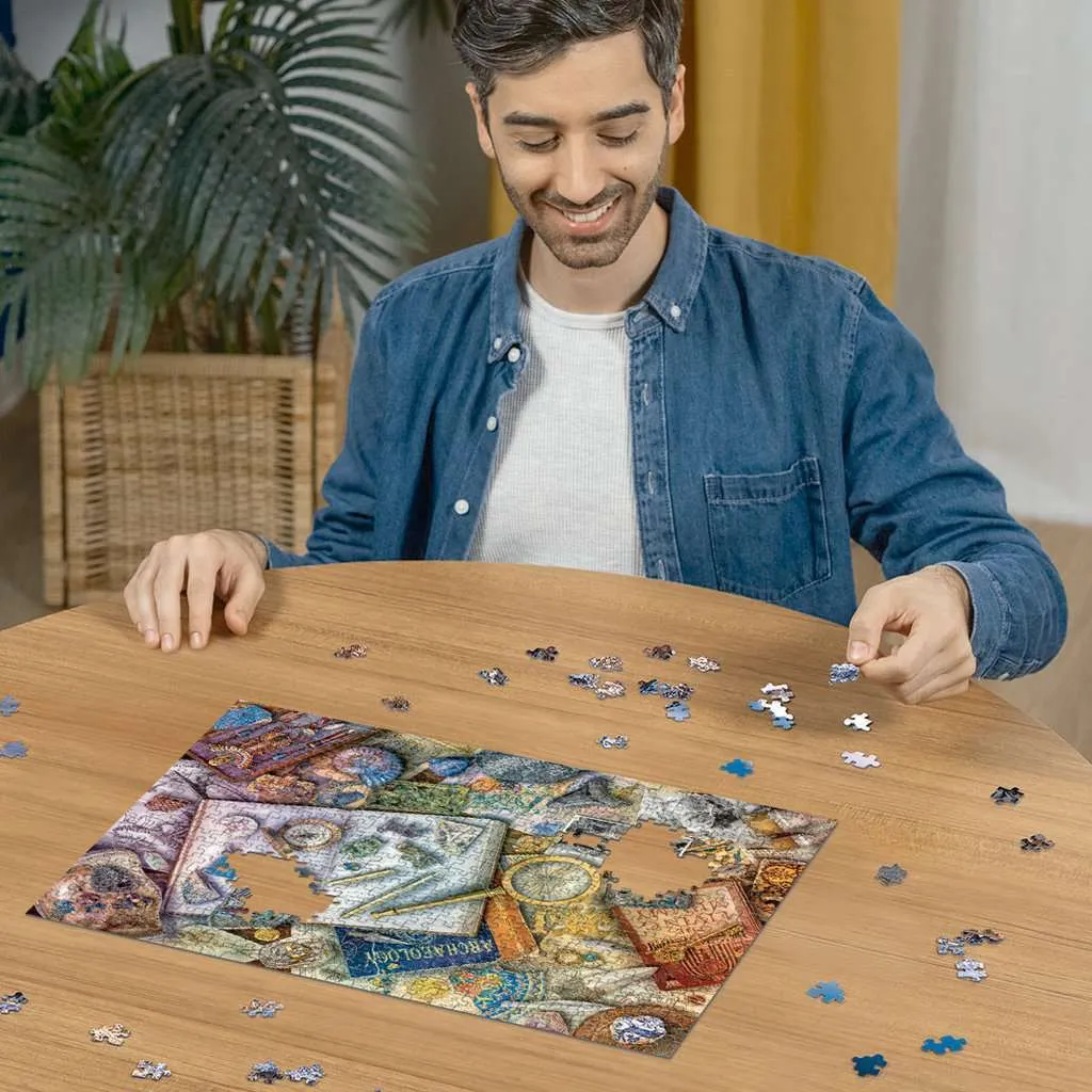 Puzzle Ravensburger 17520 Bureau Archéologue 1000 Pièces Softclick - 4