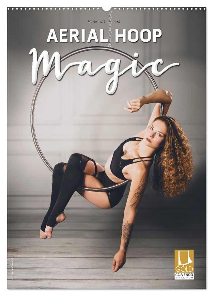 Aerial Hoop Magic (Wandkalender 2027 DIN A2 hoch), CALVENDO Monatskalender