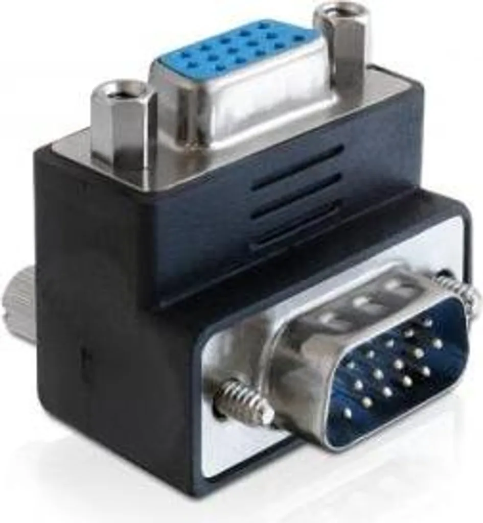 Adattatore VGA Angolato 270 Gradi Delock 65247 - Soluzione Salva Spazio