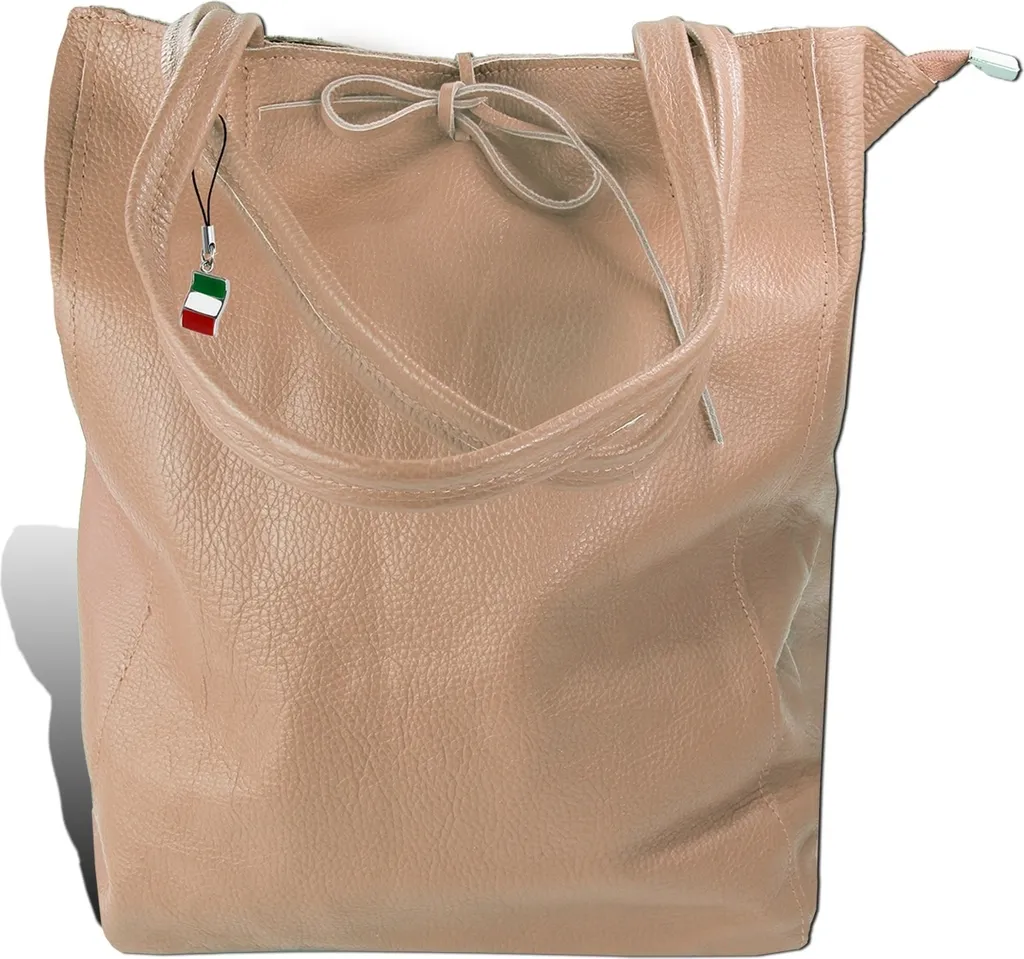 Florence Sac Vieux Rose Cuir Shopper D2OTM107A - Cabas Élégant Femme