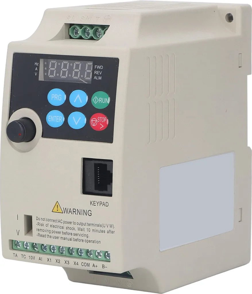 Convertisseur VFD 0.75kW 220V Triphasé : solution moteur 220V