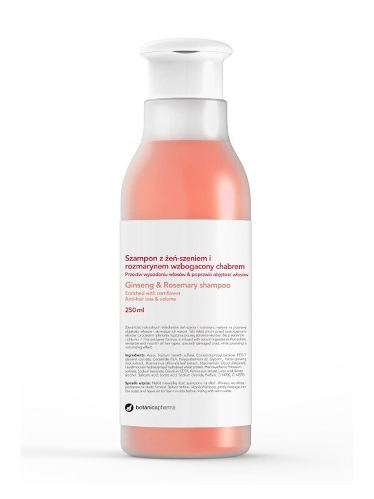 Ginseng & Rosmarin Shampoo gegen Haarausfall mit Ginseng und Rosmarin 250ml