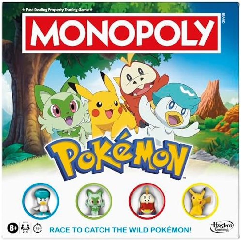 Asmodee Monopoly Pokémon, Gra planszowa, 8 lat(a) Zdjęcie produktu 
