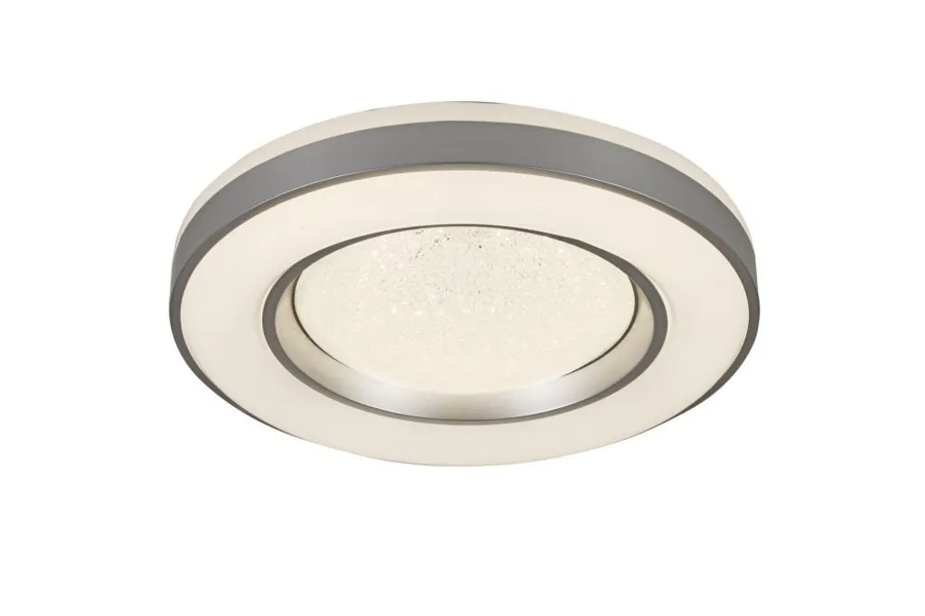 Globo Lighting: Plafoniera LED 41cm 3000K Bianco e Argento