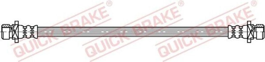 QUICK BRAKE 25.052 Bremsschlauch für HONDA CIVIC VII Hatchback (EU, EP, EV) CIVIC VII Coupe (EM2) Civic VII Limousine (ES, ET)