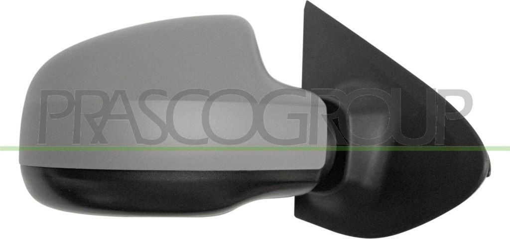 PRASCO DA3247013 Außenspiegel Seitenspiegel Rechts für DACIA SANDERO II Konvex Grundiert