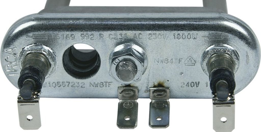 Heizung 1800W 230V Waschmaschine Waschautomat Whirlpool Bauknecht 481010550891 Heizspirale Heizelement auch Ignis Laden Privileg Maytag für mfw pw...