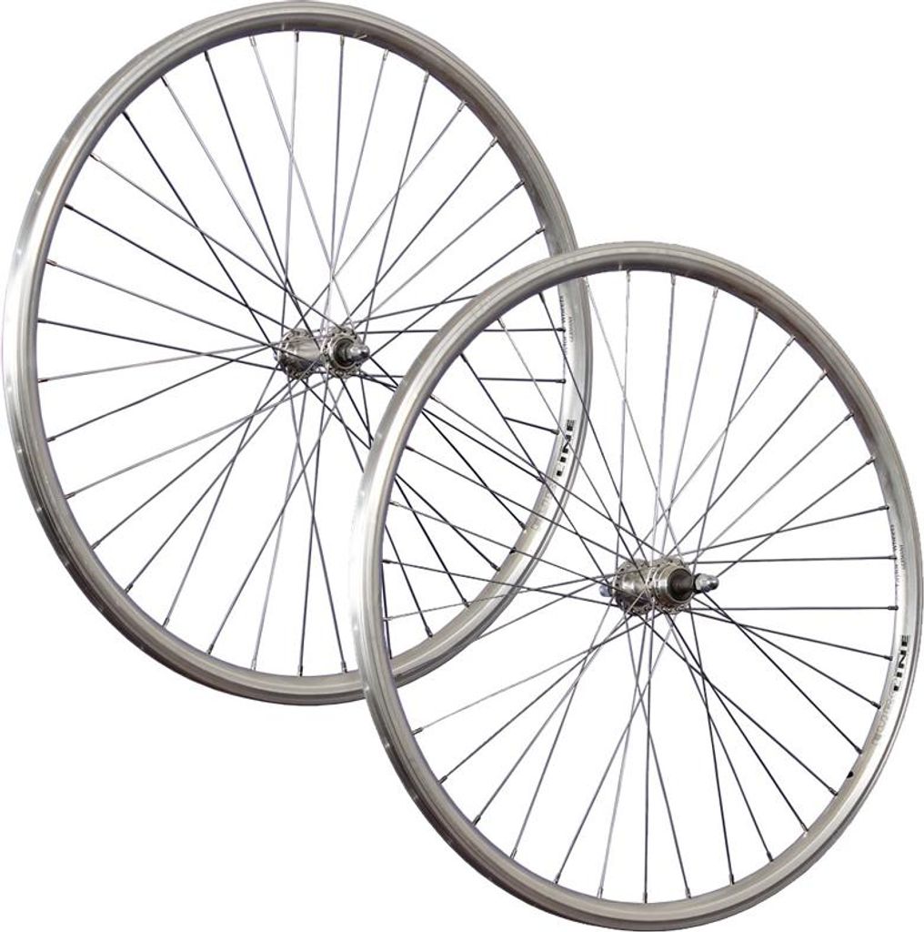 28 Zoll Laufradsatz Schürmann Euroline Hohlkammerfelge 5-9 fach Schraubkranz V-Brake