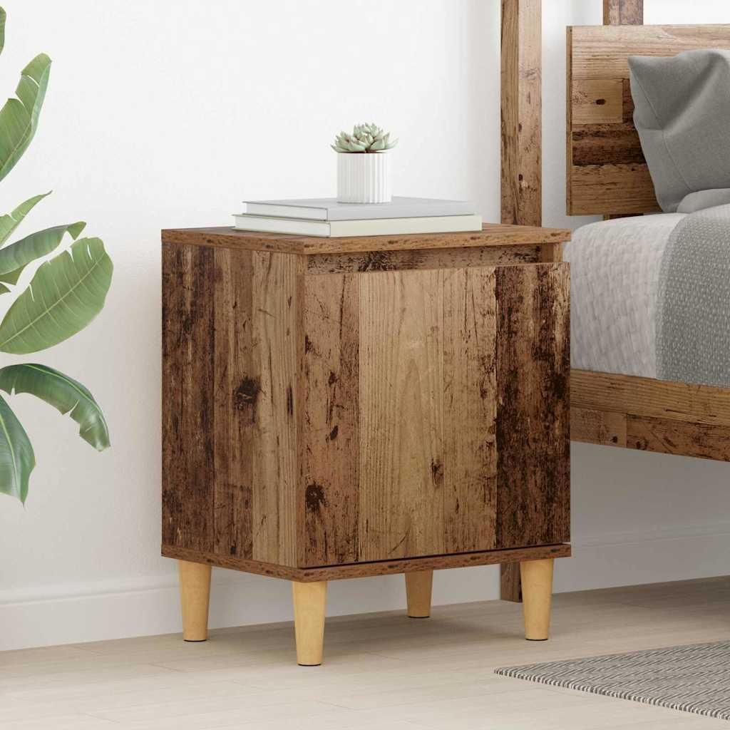 vidaXL Nachttisch Altholz 40 x 30 x 50 cm Holzwerkstoff