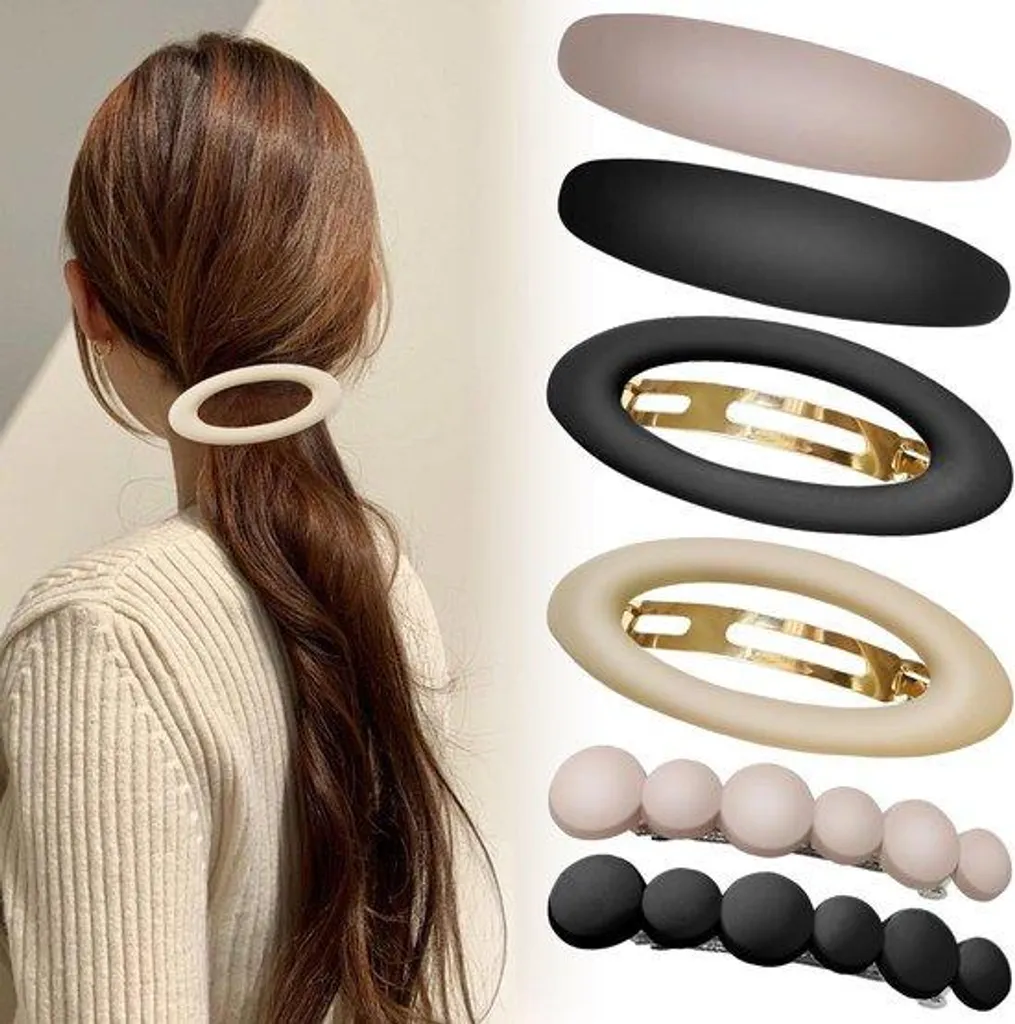 Accessoire Coiffure Femme pour Cheveux Fins - Lot 6 Barrettes Vintage