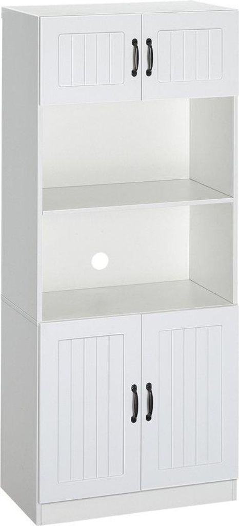 HOMCOM Keukenkast, hoge kast, buffet voor de keuken met Productafbeelding 