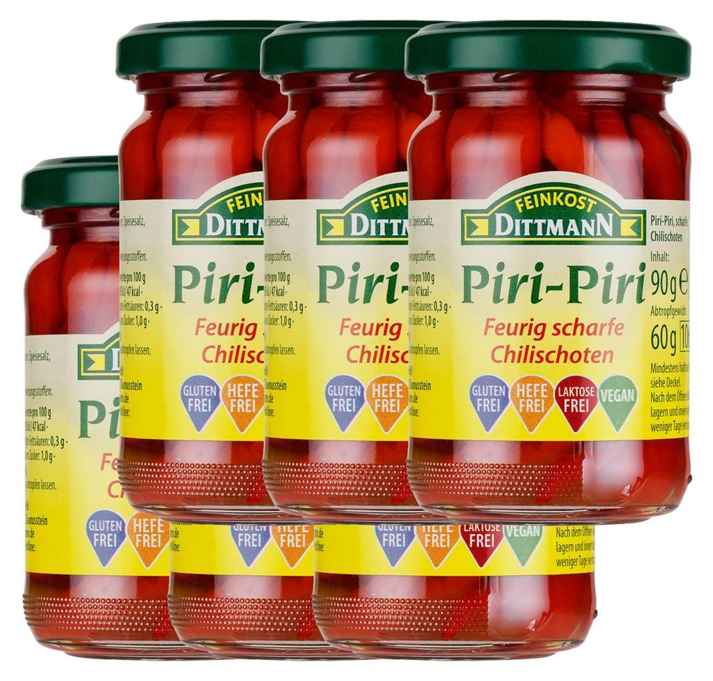 Delicatessen Dittmann Piri-Piri, peperoncini piccanti, Immagine del prodotto 