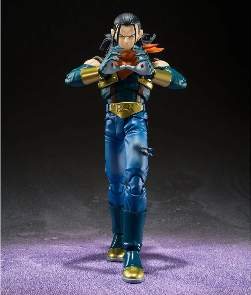 Figurine de Collection Dragon Ball GT Super C-17 SH Figuarts 20 cm