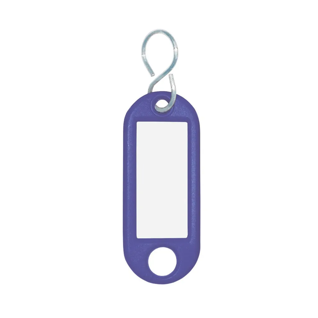 Porte-clés avec Étiquette Bleue WEDO - Pack de 10 pour Identification Facile - 2