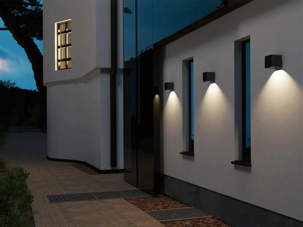 Applique d'extérieur LED TOMY anthracite 4,5W éclairage unidirectionnel