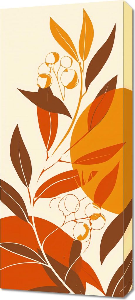 Bild 40x90cm Warmer Hauch des Herbstes