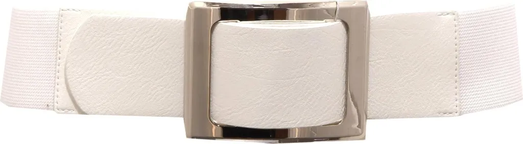 Ceinture femme pour robe et pantalon Susy Mix 4908AG blanc élastique