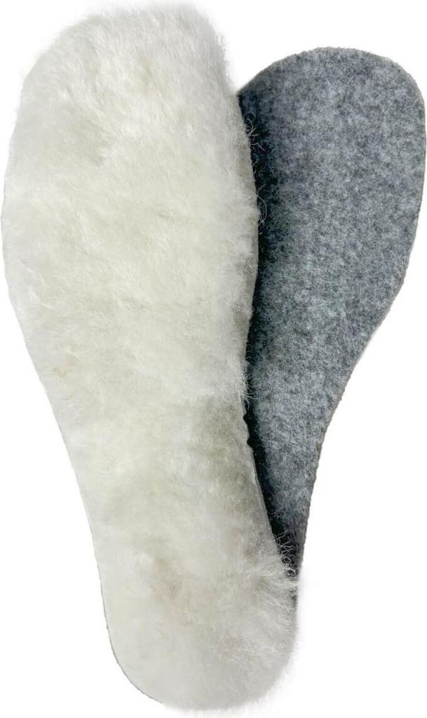 Einlegesohlen für Kinder aus Merino Lammfell Weiß - Produktbild 