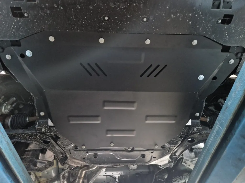 Plaque de protection robuste en acier galvanisé Ford Transit Custom