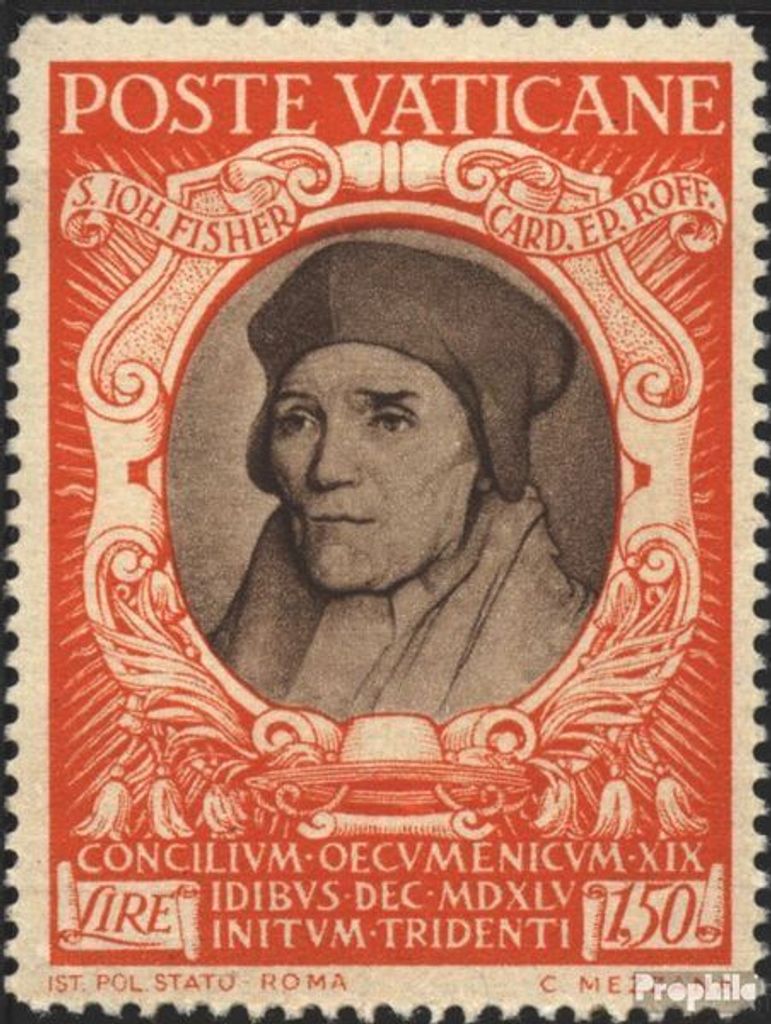 Briefmarken Vatikanstadt 1946 Mi 131 postfrisch 400 Jahre Tridentinisches Ko