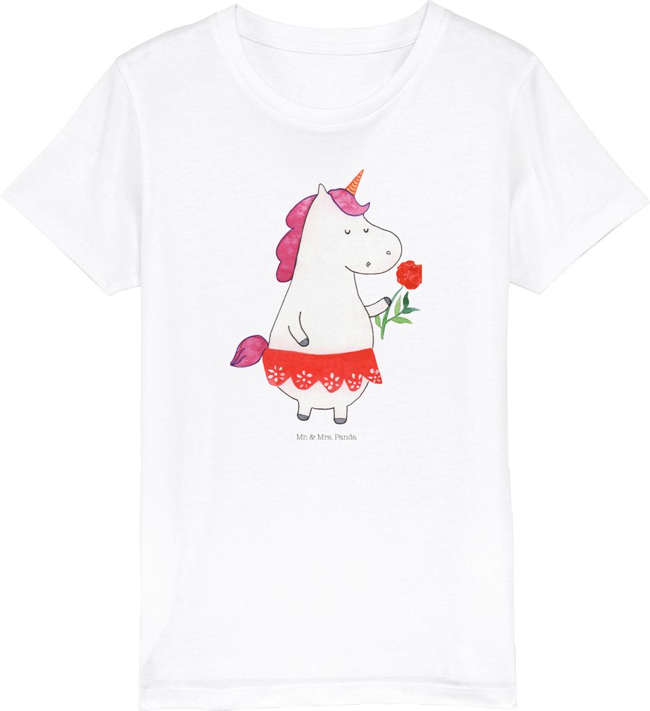 Mr. & Mrs. Panda Kleinkinder T-Shirt Einhorn Dame 9-11 Produktbild 