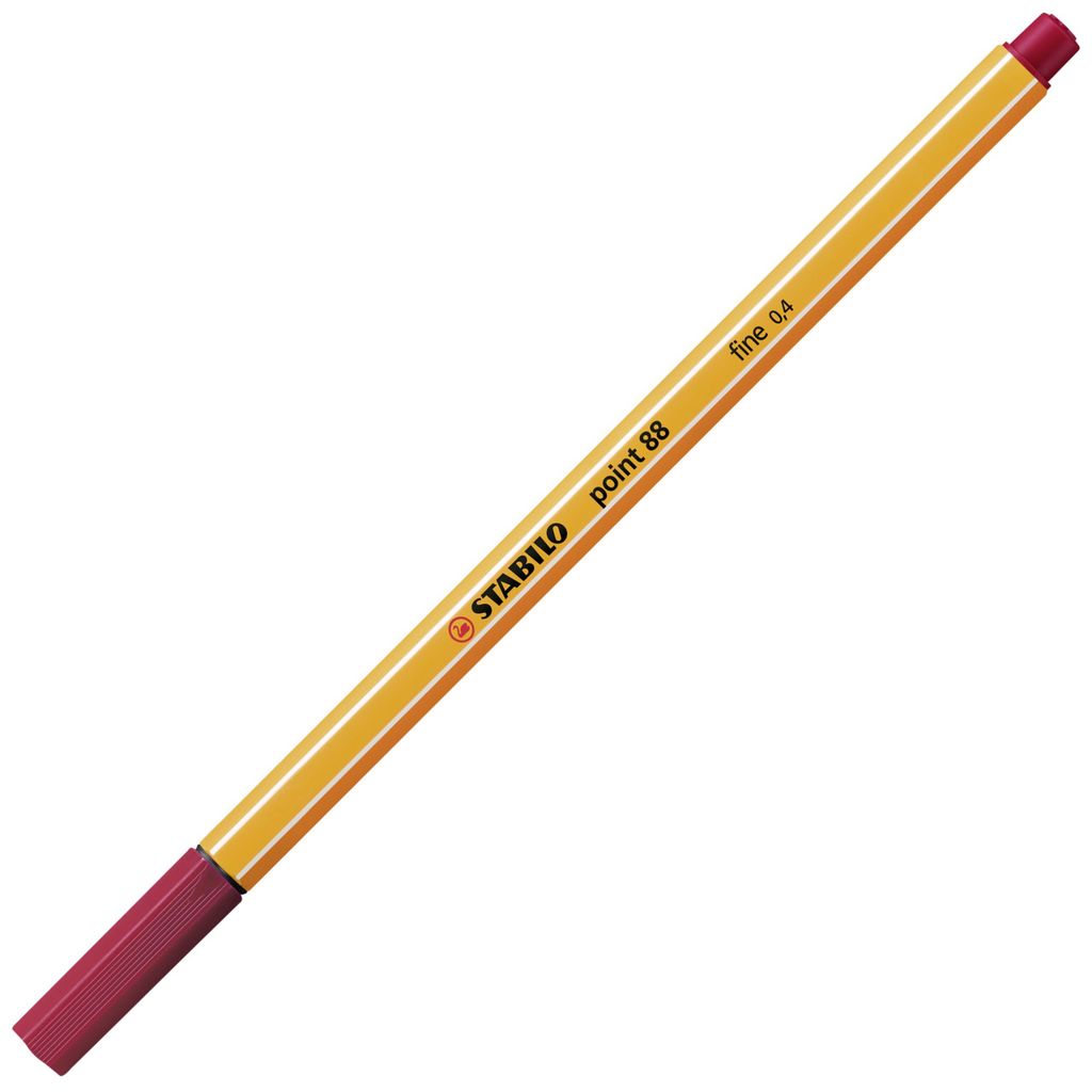 STABILO® 88/50 Fineliner - bod 88 - tmavočervený Obrázok produktu 