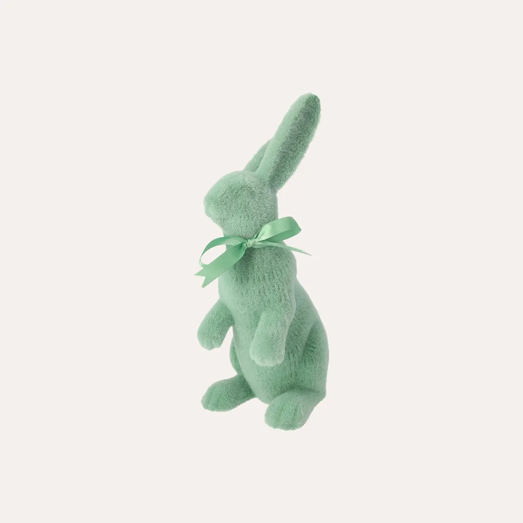 Décoration Lapin Incassable en Synthétique Blanc - Design Scandinave Chic