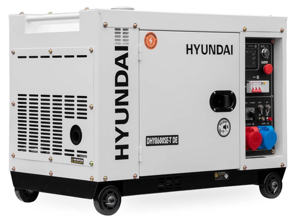HYUNDAI Diesel Generator DHY8600SE-T D (6.3kW / 7.9kVA, Produktbild 