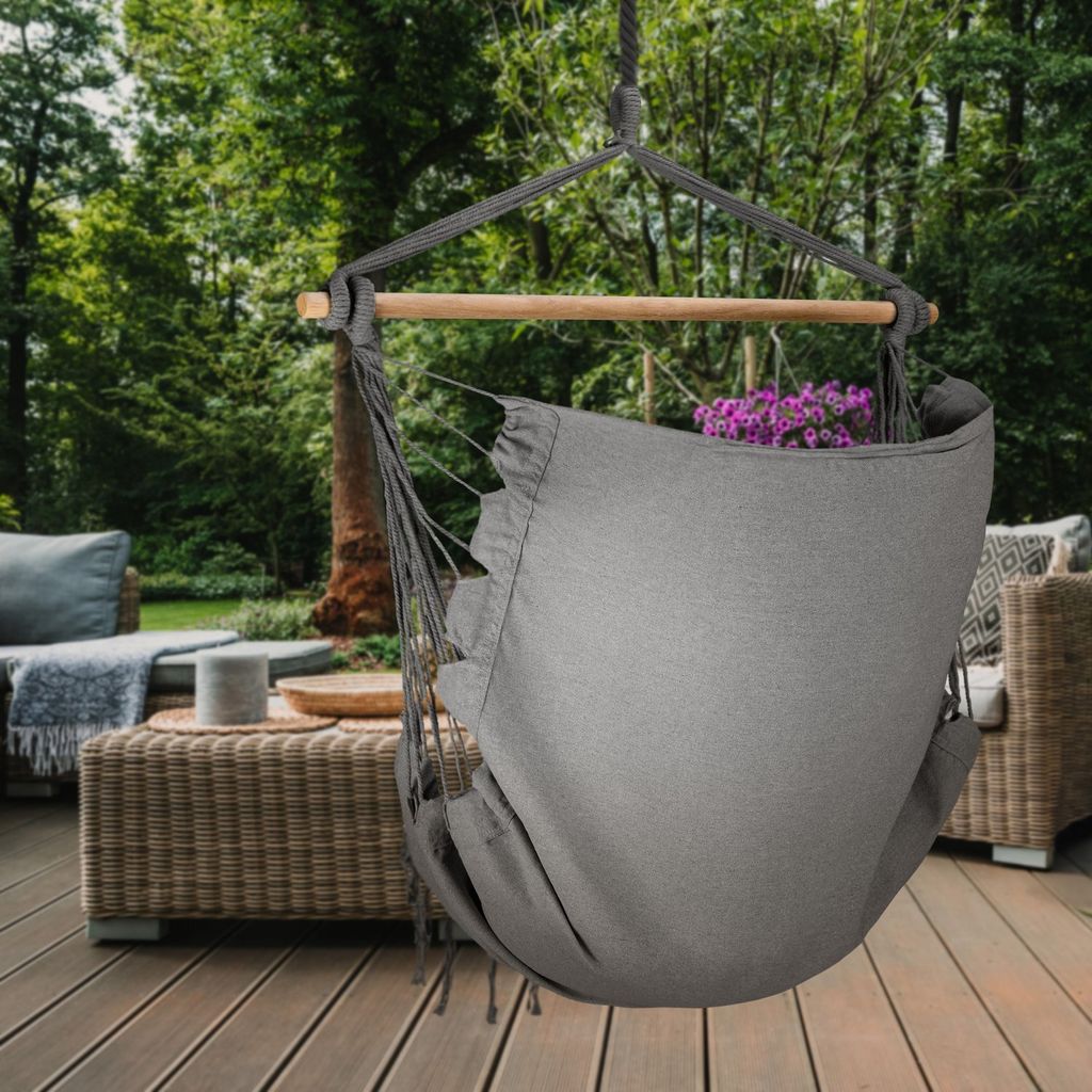 Outtec® Závěsné křeslo se 3 polštáři - 100x130x75cm, do 140 Obrázek produktu 6