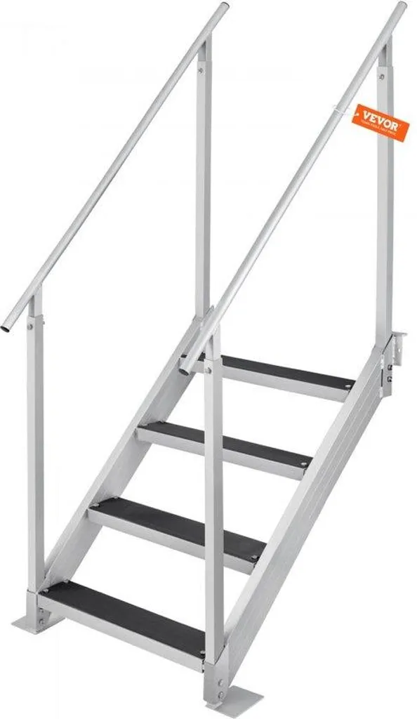 Escalier de piscine robuste en alu 1850 mm - Équipement de sécurité