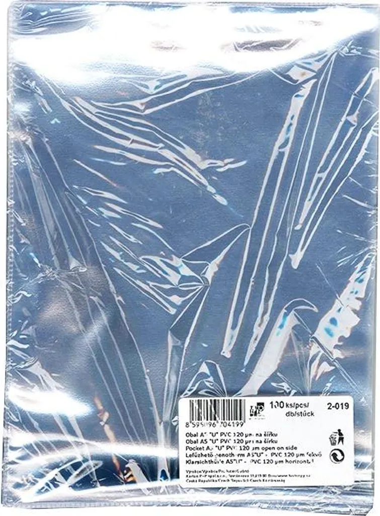KARTON P+P Copertina a U A5 150 mic trasparente/ 100 pz