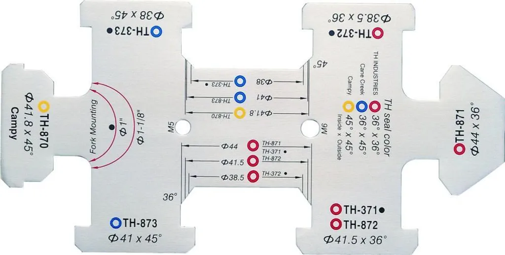 Jauge FSA haute précision en métal pour angle de jeu de direction pro