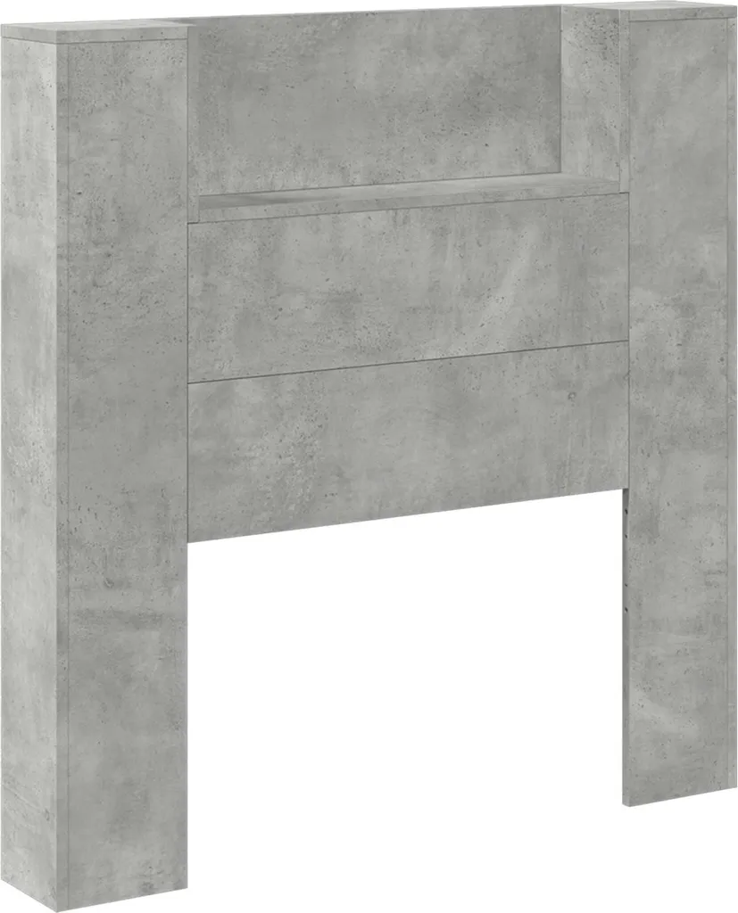 Testiera Moderna Grigio Cemento 100 cm - Eleganza Materica per la Camera